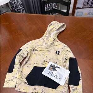 Abercrombie Kids Yellow and Gray Patterned Hoodie